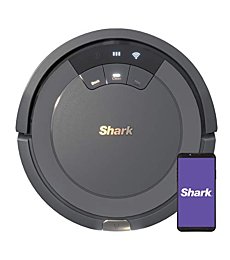 Shark AV753 ION Robot Vacuum, Tri-Brush System, Wifi Connected, 120 Min Runtime, Works with Alexa, Multi Surface Cleaning, Grey