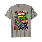 Marvel Comics Heroes Group Shot Graphic T-Shirt T-Shirt