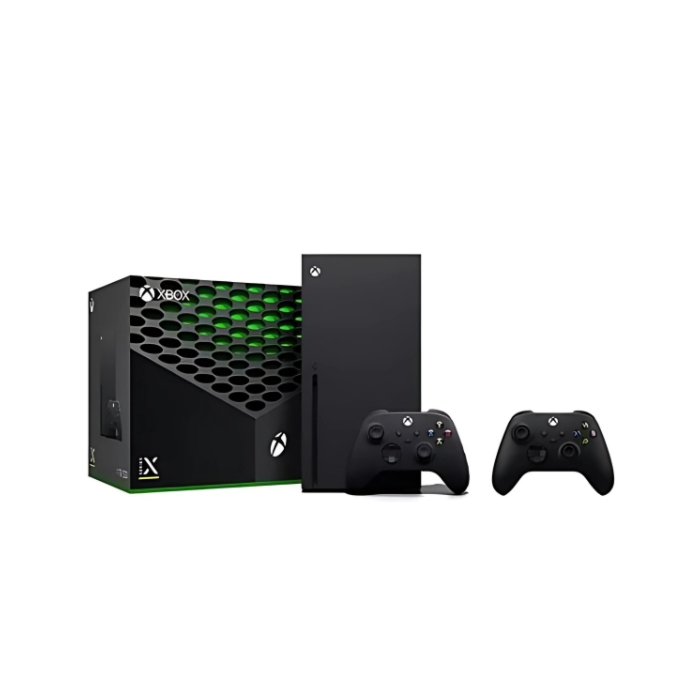 Xbox Series X 1TB console with a sleek black design.