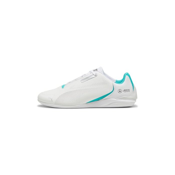 PUMA Men's Mercedes AMG Petronas F1 Cdrift Cat Decima 2.0 Sneaker, White-Sheen Green, 9