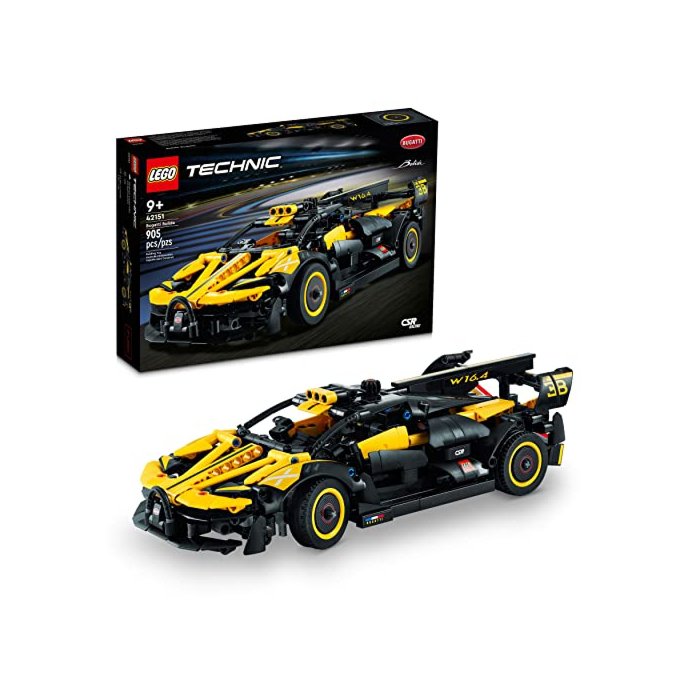 LEGO Technic Bugatti Bolide Racing Car Building Set - Model and Race Engineering Toy for Back to School, Collectible Sports Car Construction Kit for Boys, Girls, and Teen Builders Ages 9+, 42151