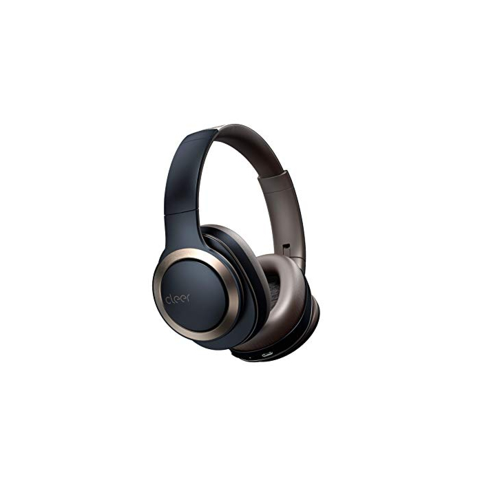 Cleer Audio, Enduro ANC Noise Cancelling Headphones, Long Lasting 60 Hour Battery, Ambient Sound Levels, Bluetooth Headphones, Smart Controls with Cleer+ App - Dark Navy