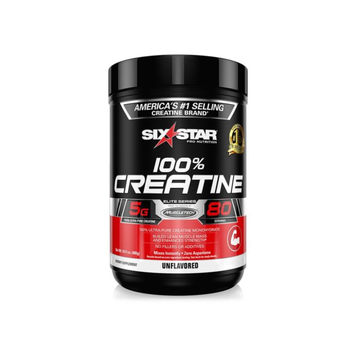 Six Star ELITE SERIES Creatine Monohydrate Powder, 80 Servings