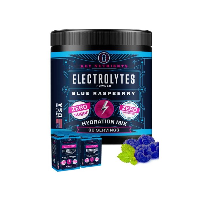 Delicious Blue Raspberry Electrolyte Drink Mix