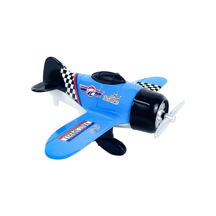 TOPILFT Pull Back Airplane Toy, Die Cast Fighter Jet Toys, Toys Airplane for Toddlers 1-3,Suitable for Kids Gifts, Party Favors for Ages 3, 4, 5 and Up. (Blue)