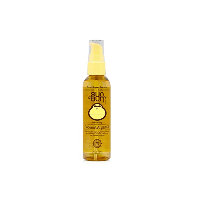 Sun Bum Coconut Argan Oil | Vegan and Cruelty Free Protecting and Strengthening Oil for All Hair Types | 3 oz