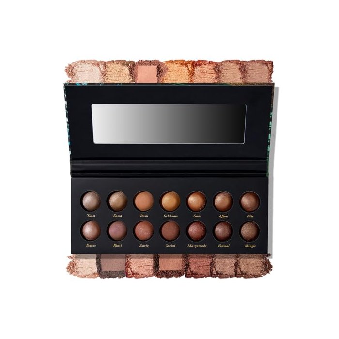 LAURA GELLER NEW YORK The Delectables 14 Multi-Finish Baked Eyeshadows Champagne Cheers