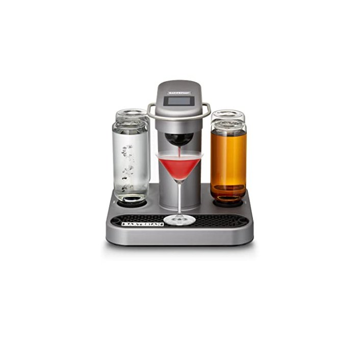 Bartesian Cocktail Making Machine - Automatic Mixology Home Bar Cocktails Mixing Maker - Push Button Pre Mixed Drink Capsule Dispenser Shaker for Margarita, Old Fashioned, Martini, Daiquiri & More