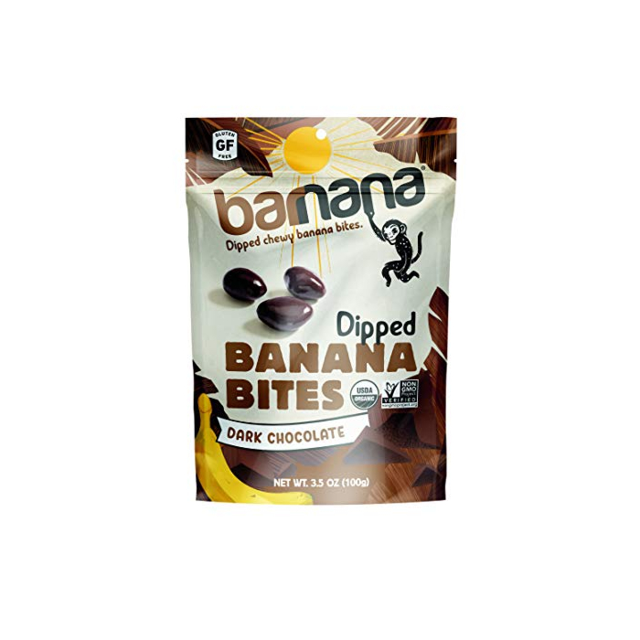 Barnana Organic Chewy Banana Bites - Dark Chocolate - 3.5 Ounce (Pack of 1)