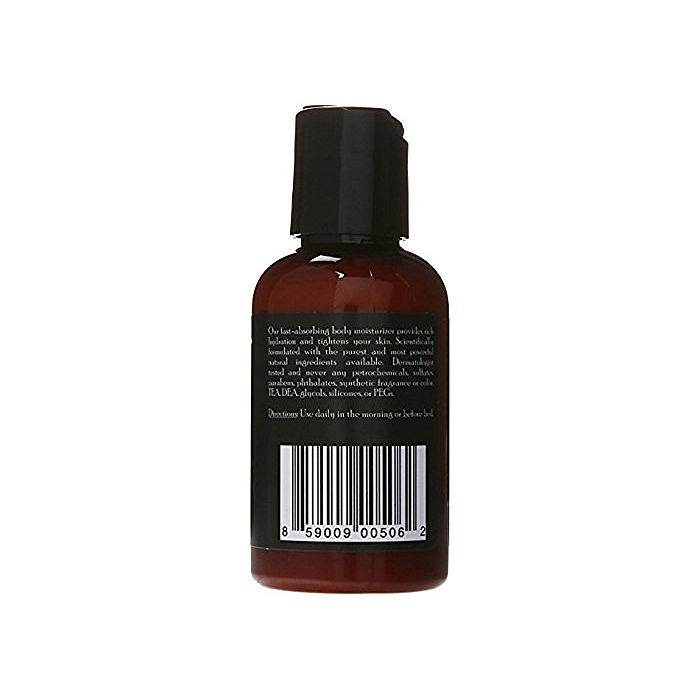 Brickell Men's Deep Moisture Body Lotion for Men, Natural and Organic Protects and Hydrates Dry Skin, 2 Ounce, Scented