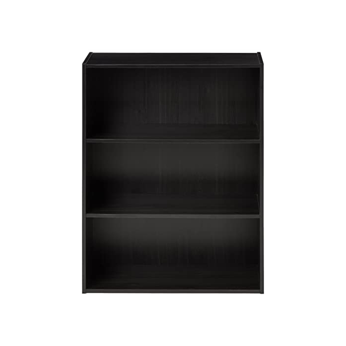 Furinno Pasir 3-Tier Open Shelf Bookcase, Brown