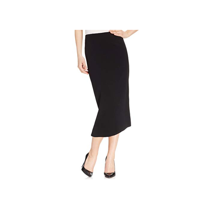 Kasper Women's Stretch Crepe Skimmer Skirt, Black, 8