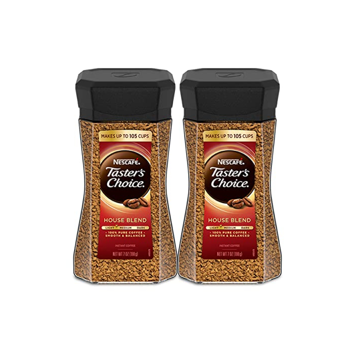 Nescafe Taster's Choice House Blend Instant Coffee, 7 Ounce (Pack of 2)