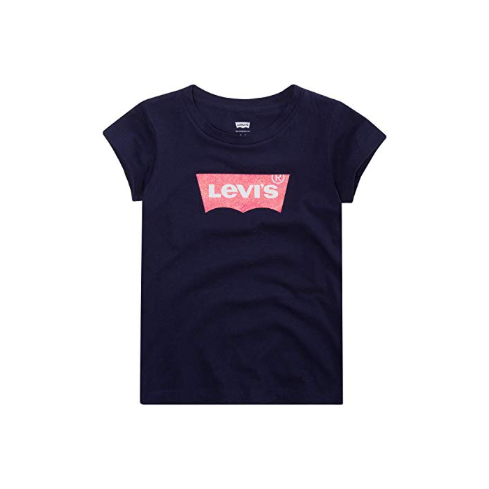 Levi's Girls' Toddler Classic Batwing T-Shirt, Peacoat Navy, 2T