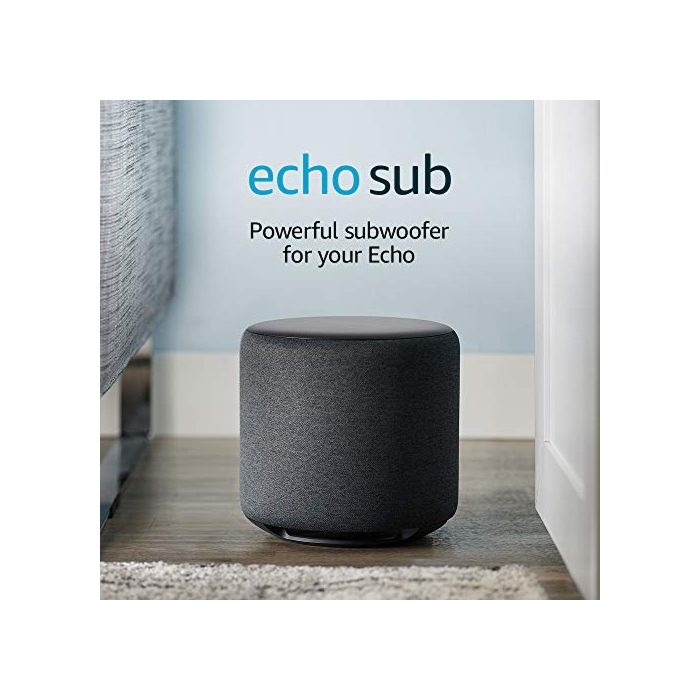 Enhance your home theater with the powerful Echo Subwoofer.