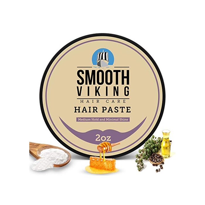 Hair Paste for Men - Hair Styling Cream with Minimal Shine & Medium Hold (2 ounces) - Styling Paste for Textured Messy Hairstyle - Restyling & Grooming Product