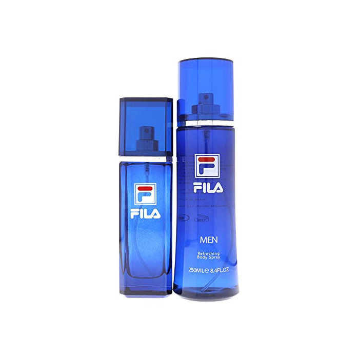 FILA Eau de Toilette for Men - Cool, Clean, Refreshing - A Classic Cologne For Men - Extra Strength, Long Lasting Scent Payoff - Trendy, Rectangular, Streamlined, Portable Bottle Design - 3.4 oz