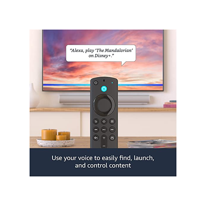 Fire TV Stick 4K streaming device with latest Alexa Voice Remote (includes TV controls), Dolby Vision