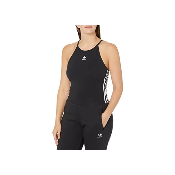 adidas Originals Women's Adicolor Classics Tank Top, Black, XX-Small