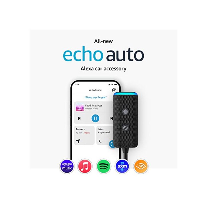 All-New Echo Auto (2nd Gen, 2022 release) | Add Alexa to your car