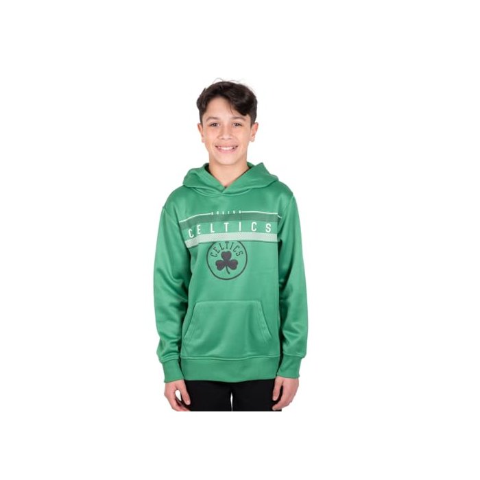 Ultra Game Boys' Fleece Hoodie Pullover Sweatshirt, Team Color