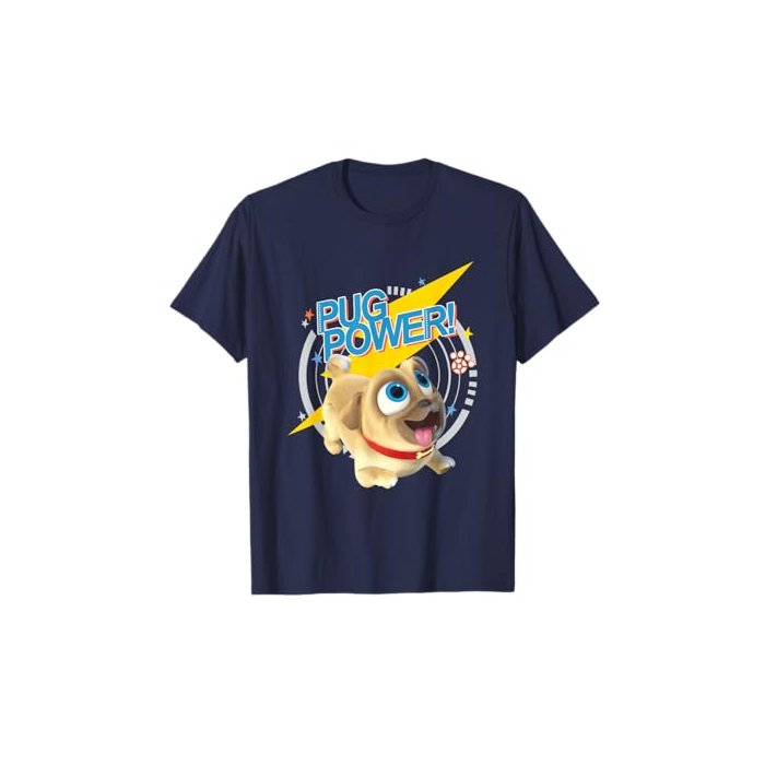 Disney Puppy Dog Pals Pug Power! Rolly Playful Chest Logo T-Shirt