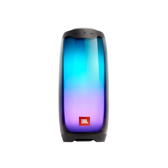 JBL Pulse 4 - Waterproof Portable Bluetooth Speaker with Light Show - Black