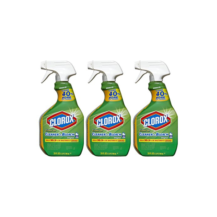 Clorox Clean-Up Bleach Cleaner Spray Value 24 Fl Oz (Pack of 3)