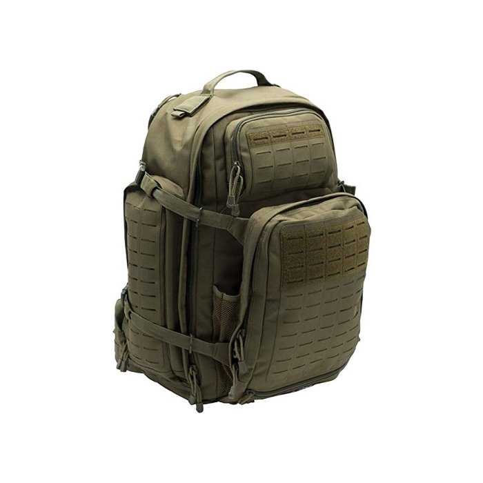 LA Police Gear Atlas 72 Hour Tactical Backpack for Men or Women, Large Tactical Backpack, Hiking Backpack, CCW Backpack - OD Green