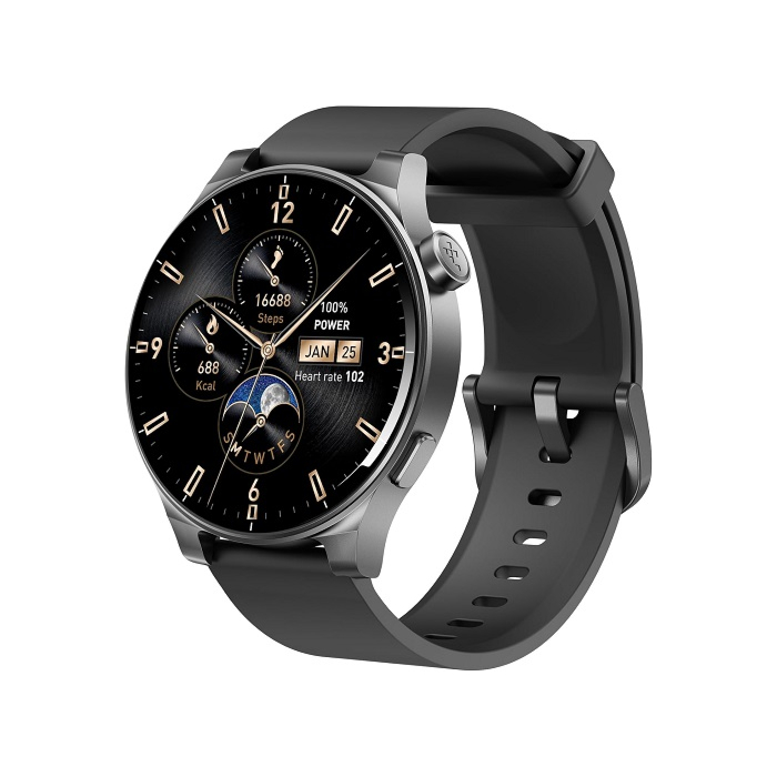 S5 Smartwatch in Black with a 1.43'' AMOLED display.