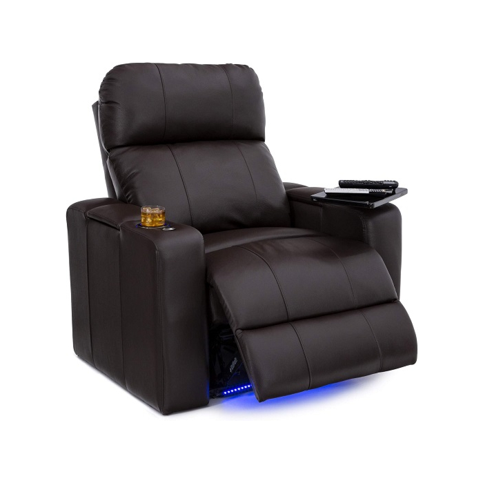 Seatcraft Julius Power Recliner in Brown.