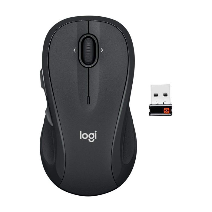 Logitech M510 Wireless Mouse in [Color] with comfortable contoured design