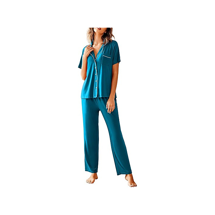 Avidlove Women's Pajamas Set in Peacock Blue