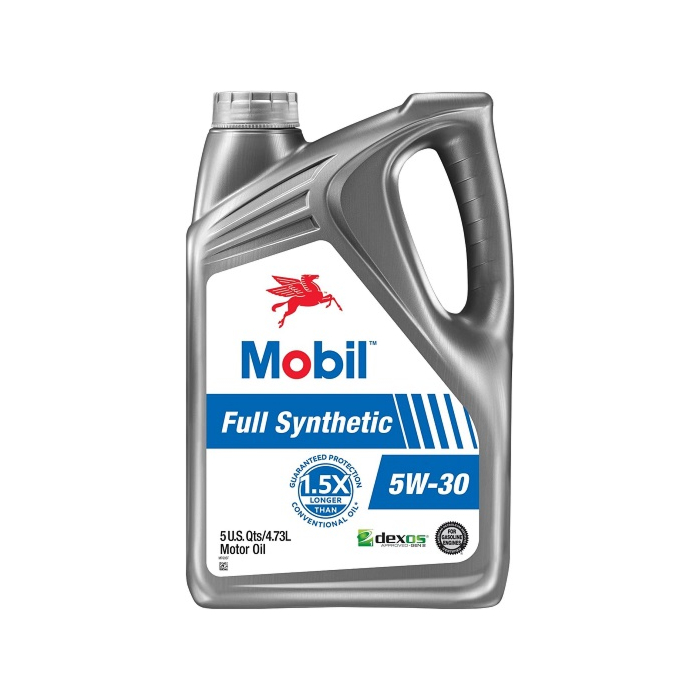 Mobil 1 Full Synthetic Motor Oil 5W-30, 5 Quart