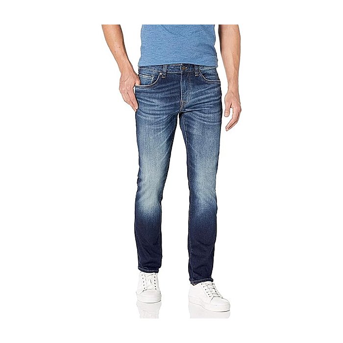 Buffalo David Bitton Jeans - Slim Ash men's jeans in a classic blue wash.