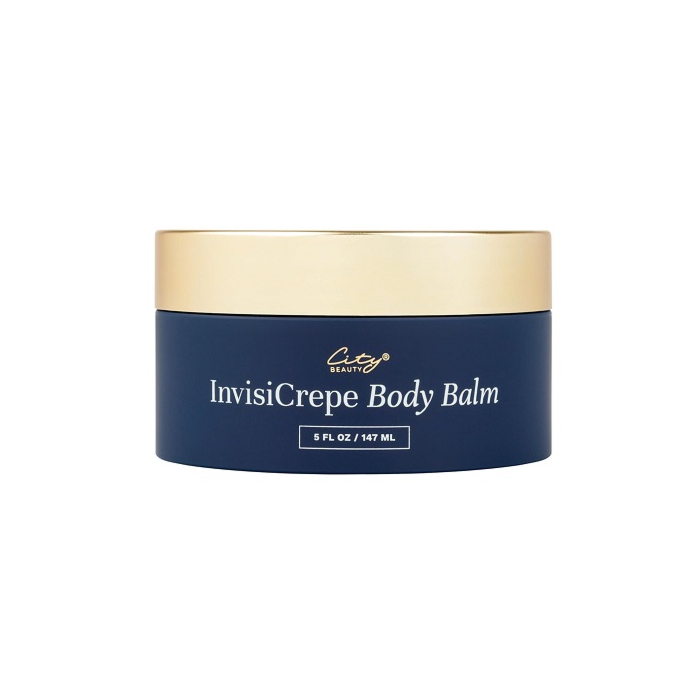 City Beauty InvisiCrepe body balm for firming and tightening skin.