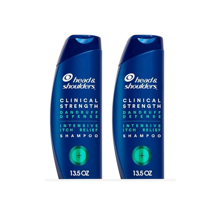 Head & Shoulders Clinical Strength Dandruff Shampoo bottle.