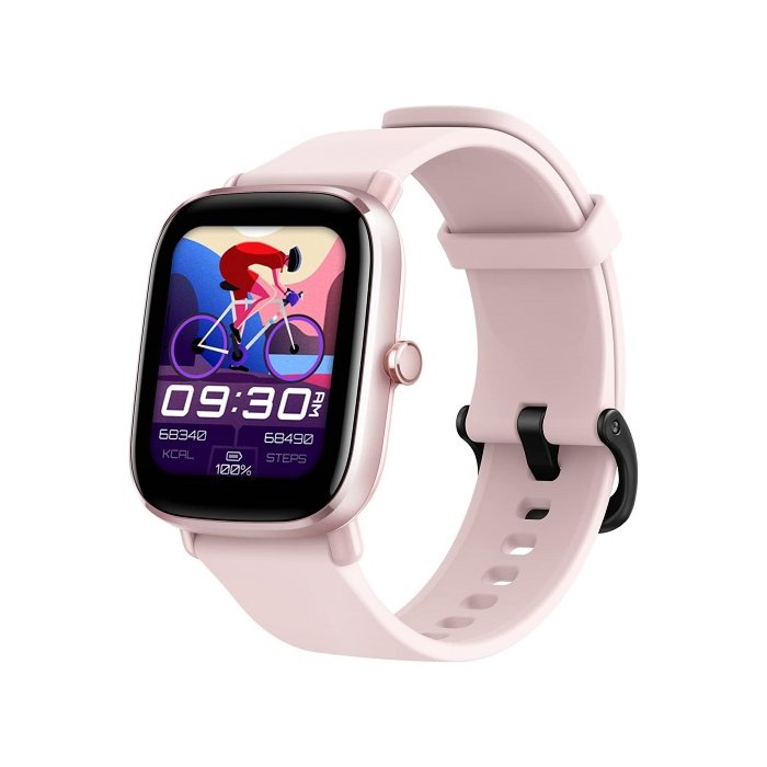 Amazfit GTS 2 Mini smartwatch with a fitness tracker.