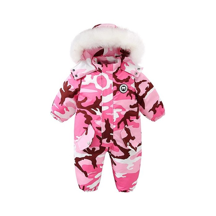 Girls Ski Jacket Toddler Kids Snowsuit Boy Winter Snowboarding Snow Bib Coat 2T