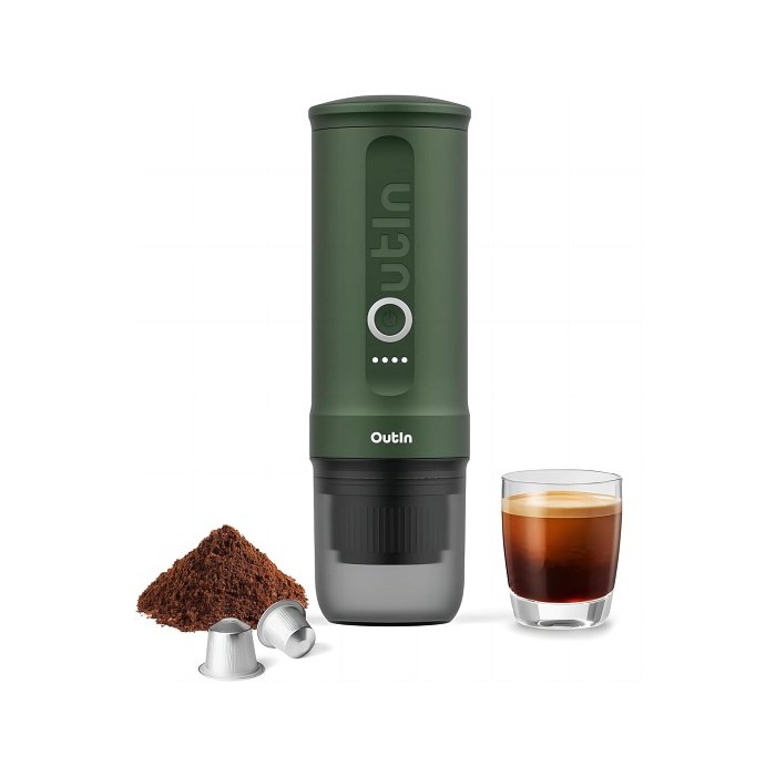 Outin Nano Portable Espresso Machine - Enjoy barista-style espresso on the go.