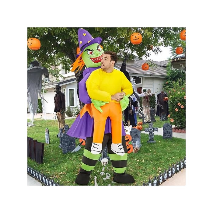 Adult Inflatable Witch Costume - Full Body Inflatable Suit