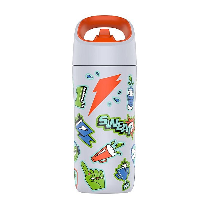 Gatorade Kids' 12oz stainless steel water bottle with cap