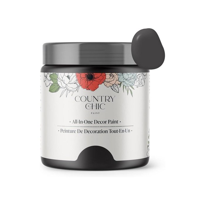 Country Chic Paint - Liquorice (Black) Half Pint Can