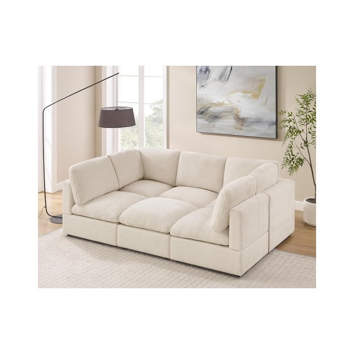 Modern Modular Sectional Sofa with Chaise Lounge 