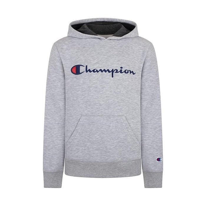 Active boy wearing a comfortable Champion Boys' Fleece Hoodie.