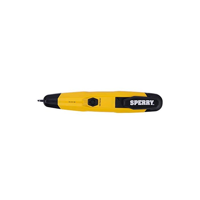 Sperry Instruments VD6508 Detector with Flashlight,cETLus Listed Lifetime, Warranty, 1, 5 Clams/Master Non-Contact Voltage Tester, Yellow