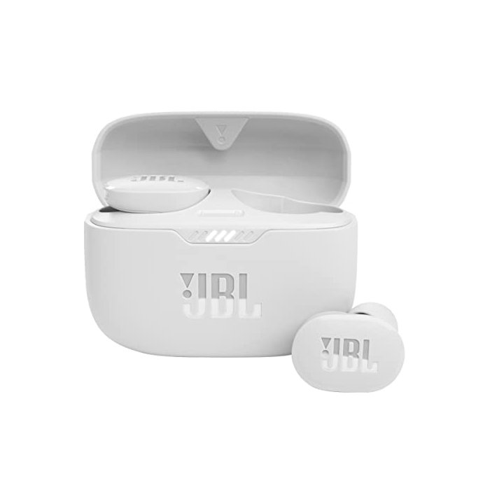 JBL Tune 130NC TWS True Wireless In-Ear Noise Cancelling Headphones - White, Small